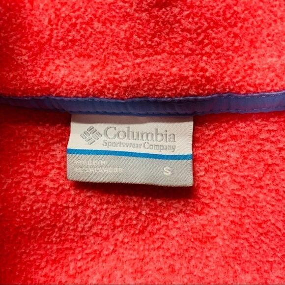 Columbia Women’s Fleece Vest size Small Pink - Picture 4 of 4